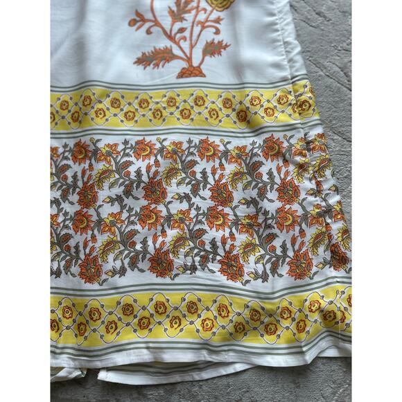 J.Crew Women's Sunset Rose Block Print Skirt Size 12 Knee-Length Floral - Picture 8 of 8